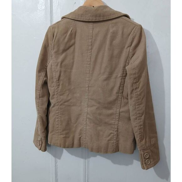 Vintage gap womens medium tan corduroy double Breasted jacket - Picture 5 of 9